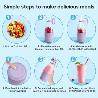 BLENDER PORTABLE JUICER FOR SMOOTHIE 420 ML Multicolour