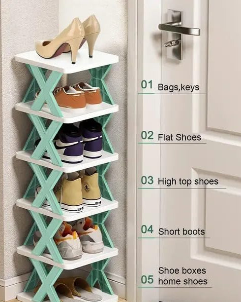 5-Layer Shoe Rack for Small Spaces & Easy Storage