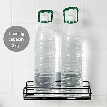 Multipurpose Wall Mount Metal Bathroom Shelf and Rack for Home and Kitchen