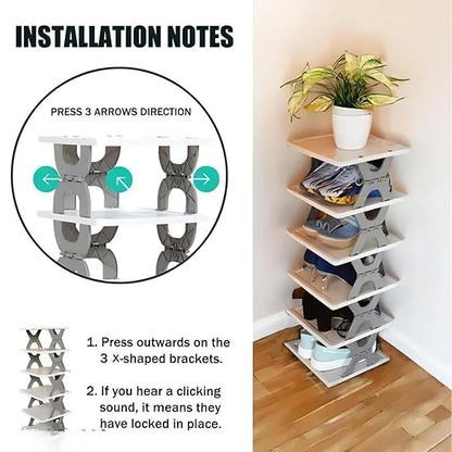 5-Layer Shoe Rack for Small Spaces & Easy Storage